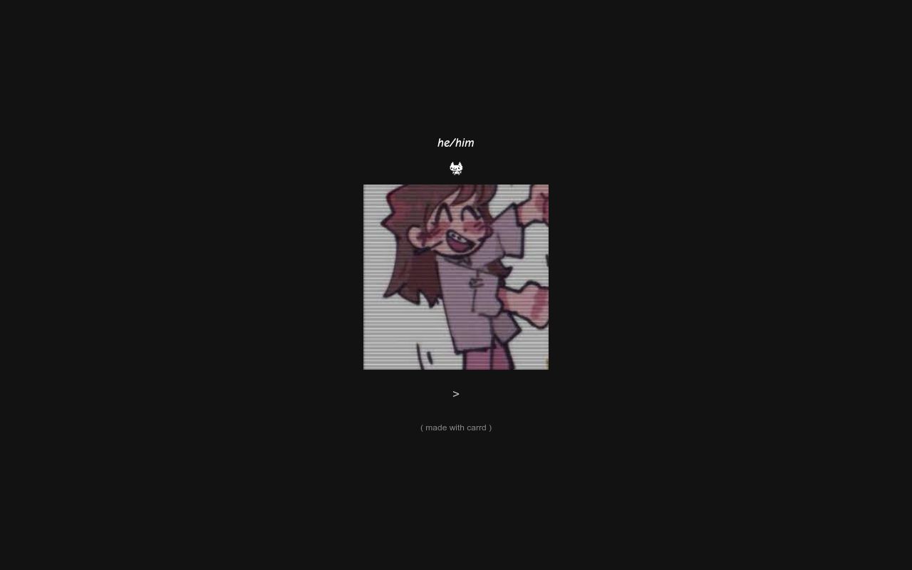 Carrd profile picture for @hisself
